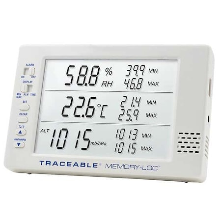 Traceable Memory-Loc Thermohygrometer Wi